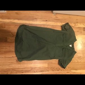 J Crew Army Green Dress